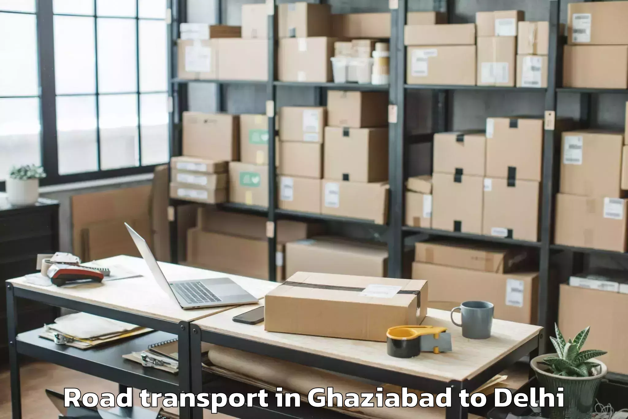 Reliable Ghaziabad to Jmd Kohinoor Mall Road Transport